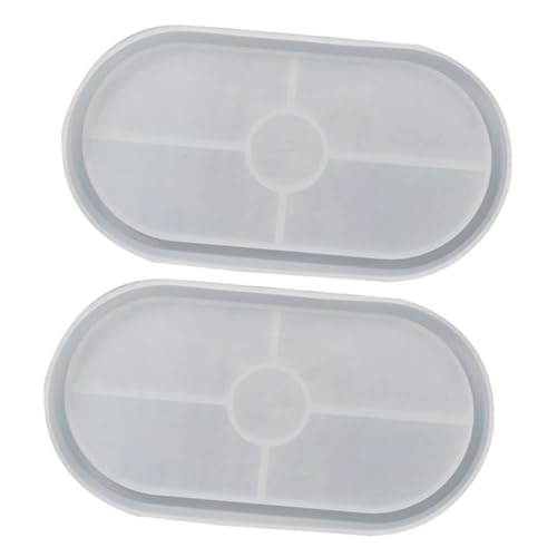 Sewroro 2 Stück Silikonform Ovales Tablett Gießform Epoxidharzform Hitzebeständig Originelles DIY Harz Tray für Schmuck Kosmetik Präsentation Sewroro 2 Stück Silikonform Ovales Tablett Gießform Epoxidharzform Hitzebeständig Originelles DIY Harz Tray für Schmuck Kosmetik Präsentation von Sewroro