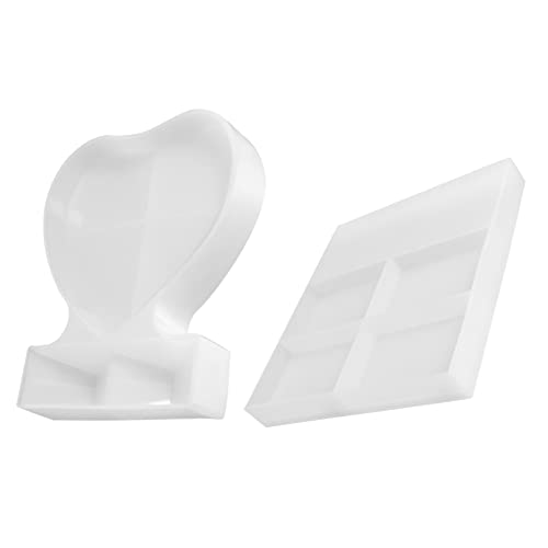 Sewroro 2 Stück Silikonform für Foto Rahmen Flexible Wiederverwendbare Gießform Herz und Rechteckform DIY Bastelbedarf für Kreative Epoxidharz Bilderrahmen Langlebig und Vielseitig Sewroro 2 Stück Silikonform für Foto Rahmen Flexible Wiederverwendbare Gießform Herz und Rechteckform DIY Bastelbedarf für Kreative Epoxidharz Bilderrahmen Langlebig und Vielseitig von Sewroro