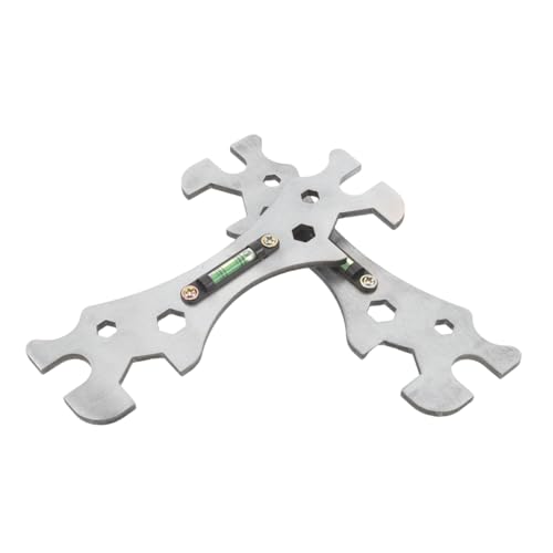 Sewroro 2 Stück Teiliges Edelstahl Doppelkopf Sechskantschlüssel Verstärkt Präziser Sanitär-doppelschlüssel für Badarmaturen und Duschkopfinstallation Kompakt für Rohrreparatur und Montage von Sewroro