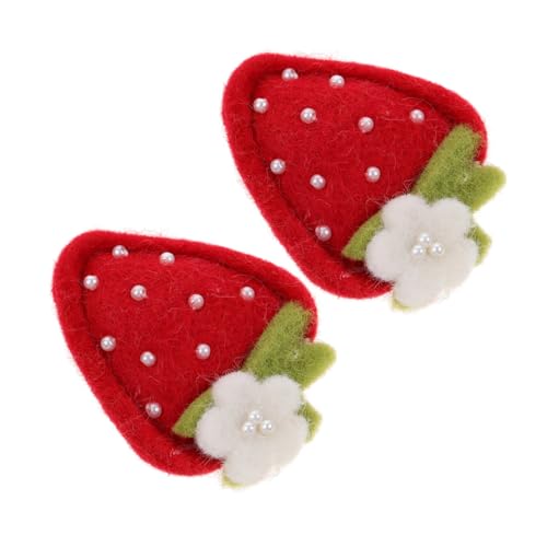 Sewroro 2 Stück Teiliges Filz Erdbeeranhänger Handgefertigt Dekoratives Bastelornament Charmante DIY Deko für Zuhause Sewroro 2 Stück Teiliges Filz Erdbeeranhänger Handgefertigt Dekoratives Bastelornament Charmante DIY Deko für Zuhause von Sewroro