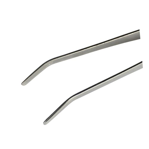 Sewroro 2 Stück Teiliges Futterpinzetten Edelstahl für Reptilien mit Gerader und Gebogener Spitze zum Füttern von Insekten Reinigung im Terrarium Vielseitig Einsetzbar für Reptilien und Sewroro 2 Stück Teiliges Futterpinzetten Edelstahl für Reptilien mit Gerader und Gebogener Spitze zum Füttern von Insekten Reinigung im Terrarium Vielseitig Einsetzbar für Reptilien und von Sewroro