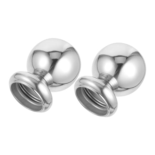Sewroro 2 Stück Teiliges Geländer Kugel Handlauf Abschlusskugel für Innen Treppe Banister Ball Robuste Treppengeländer Kugel Dekoration von Sewroro
