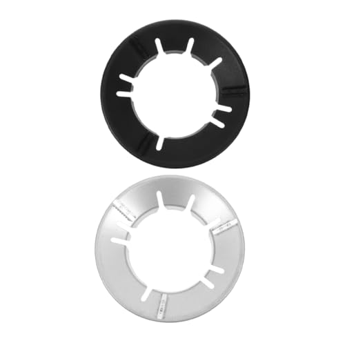 Sewroro 2 Stück Teiliges Gusseisen Wok Ring Gasherd Stützring für Effizientes Kochen Einsetzbar Verbesserte Flammenstabilität Geeignet für Verschiedene Gasherd Modelle von Sewroro