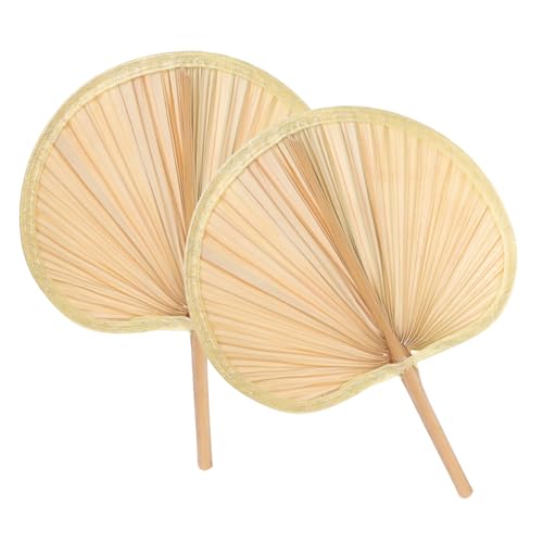 Sewroro 2 Stück Teiliges Handgeflochtenes Fächer aus Natürlichen Bananenblättern Langlebiger Vintage Handventilator für Sommer Vielseitig als Dekoration Tanzrequisit und Insektenschutz Sewroro 2 Stück Teiliges Handgeflochtenes Fächer aus Natürlichen Bananenblättern Langlebiger Vintage Handventilator für Sommer Vielseitig als Dekoration Tanzrequisit und Insektenschutz von Sewroro