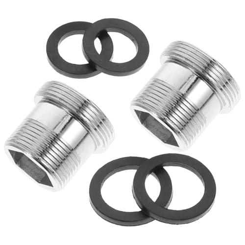 Sewroro 2 Stück Teiliges Wasserhahnadapter aus Verschleißfestem Material mit Robustem Gewinde Kompatibel für Küchenspüle Wasserfilter und Gartenschlauch Einfache und Sichere Verbindung von Sewroro