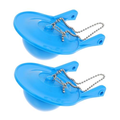 Sewroro 2 Stück Teiliges Wc flapper Ersatzventil aus Robustem Wasserdichter Toiletten Spülkasten Dichtung Kompatibel mit Gängigen Stand wcs Schnell Dichtend und Wassersparend von Sewroro