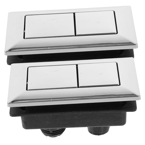 Sewroro 2 Stück Toiletten spülknopf aus Robustem Abs Kompatibel mit Dual flush Wassertanks Einfache Installation Geeignet für Heim Hotel wcs Praktisches Ersatzteil für Wasserspülung Sewroro 2 Stück Toiletten spülknopf aus Robustem Abs Kompatibel mit Dual flush Wassertanks Einfache Installation Geeignet für Heim Hotel wcs Praktisches Ersatzteil für Wasserspülung von Sewroro