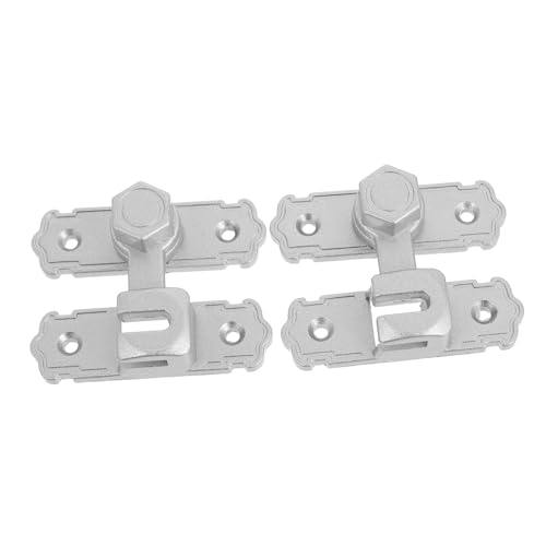 Sewroro 2 Stück Türschloss für Schiebetüren Sicherheitsverschluss für Badezimmer Garten Garage und Fenster Elegantes Silber Sewroro 2 Stück Türschloss für Schiebetüren Sicherheitsverschluss für Badezimmer Garten Garage und Fenster Elegantes Silber von Sewroro