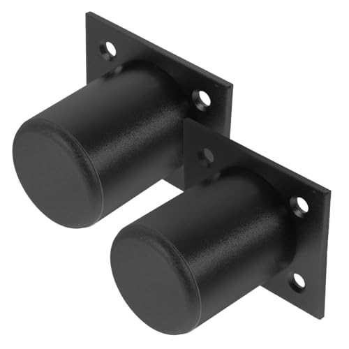 Sewroro 2 Stück Verstellbare Möbelbeine aus Langlebigem Aluminiumlegierung Robuste Couch und Schrankfüße Vielseitige Tischbeine für Sofa Bett Tv Schrank Teiliges in Sand Schwarz von Sewroro