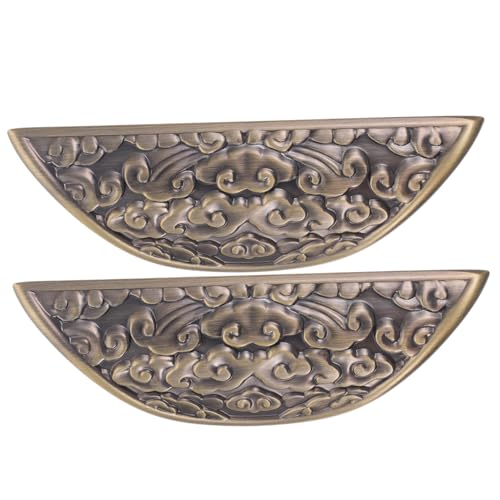 Sewroro 2 Stück Vintage Möbelgriffe aus Antike Schrankgriffe für Kommode Küchenschränke und Kleiderschränke Einfache Montage Elegantes Design Langlebige Möbelgriffe von Sewroro
