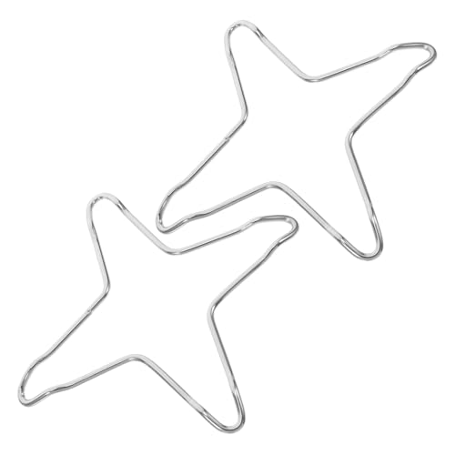 Sewroro 2 Stück Wok Ring für Gasherd Rutschfester Gasring Reduzierer für Kaffeekanne und Kleine Töpfe Universelles Küchenzubehör für Unterstützung von Sewroro