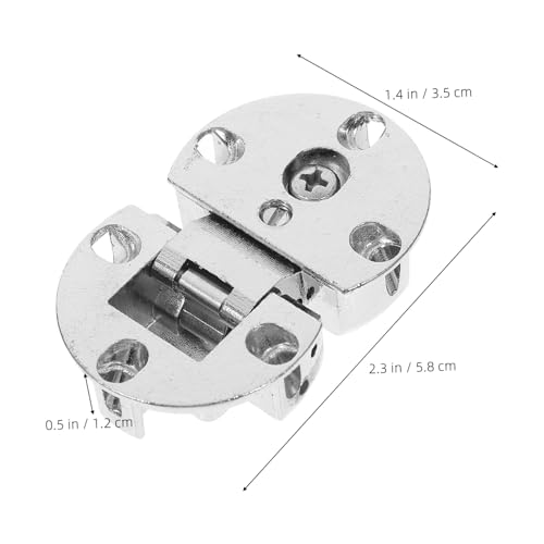 Sewroro 2 Stück Zinklegierung Verdeckte Möbel Scharniere Selbstschließend Flache Klappbeschläge für Schränke und Kleiderschränke Einfache Montage Langlebig Praktische Türscharniere Sewroro 2 Stück Zinklegierung Verdeckte Möbel Scharniere Selbstschließend Flache Klappbeschläge für Schränke und Kleiderschränke Einfache Montage Langlebig Praktische Türscharniere von Sewroro