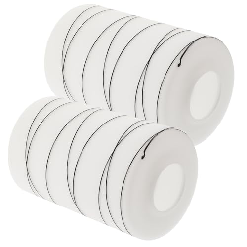 Sewroro 2 Stück Zylindrische Glaslampenschirme für Leuchten Moderne Lampenschirme für Wand und Tischlampen Elegantes Design Einsetzbar von Sewroro