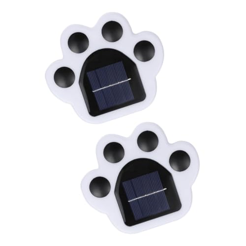 Sewroro 2 Stücke Solar Gartenleuchte LED Niedliche Solar Rasenlampe für Außenbereich Kreative Dekoration für Garten und Installieren Platzsparend Einzigartiges Design von Sewroro