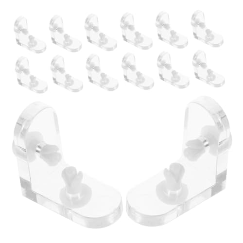 Sewroro 20 Sätze Transparente Halterungen Teiliges Eckverstärkung für Möbel und Stabile Eckwinkel mit Clip Design Einfache Montage für Schmuck Uhren und Kosmetikboxen Sewroro 20 Sätze Transparente Halterungen Teiliges Eckverstärkung für Möbel und Stabile Eckwinkel mit Clip Design Einfache Montage für Schmuck Uhren und Kosmetikboxen von Sewroro