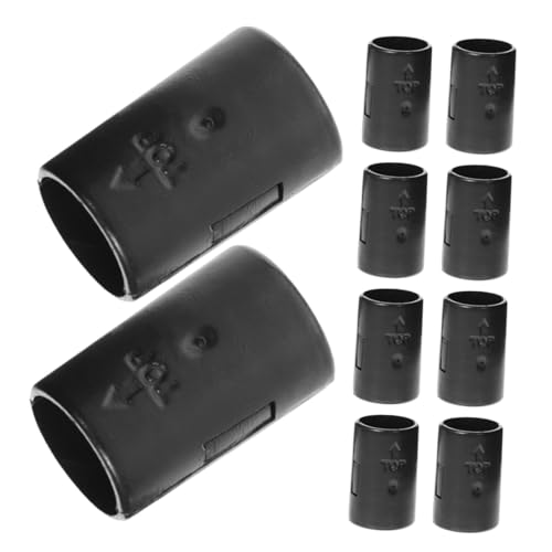 Sewroro 20 Sätze Verstellbare Drahtregalclips aus Robustem PP Material Praktische Rohrfixierklammern zur Flexiblen Regalpositionierung und Ersatzteile für Drahtgitterregale Einsetzbar von Sewroro