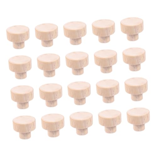 Sewroro 20 Stück Runde Holzschrankgriffe Naturfarbene Möbelknöpfe mit Schrauben Einlochige Küchenschrankgriffe Langlebige Holzknäufe für Möbel Sewroro 20 Stück Runde Holzschrankgriffe Naturfarbene Möbelknöpfe mit Schrauben Einlochige Küchenschrankgriffe Langlebige Holzknäufe für Möbel von Sewroro