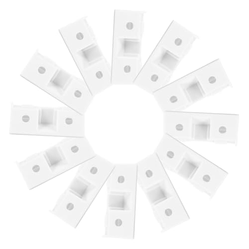 Sewroro 20 Stück Teiliges Weiße Kunststoff Winkelverbinder mit Abdeckung Verstärkte Eckwinkel Halterungen für Stabile Regal Küchenschrankbefestigung Einfache Montage Langlebig und Sewroro 20 Stück Teiliges Weiße Kunststoff Winkelverbinder mit Abdeckung Verstärkte Eckwinkel Halterungen für Stabile Regal Küchenschrankbefestigung Einfache Montage Langlebig und von Sewroro
