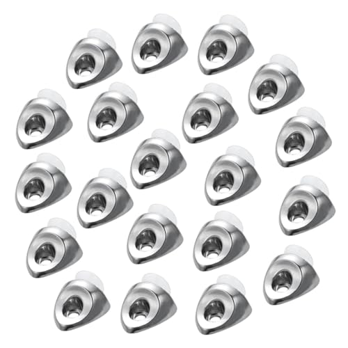 Sewroro 20 Stück Teiliges Zinklegierung Glasregalhalter Wandbefestigung mit Stabilem Träger Einfache Montage Robust und Langlebig für Schränke Bücherregale Vitrinen und Kleiderschränke Sewroro 20 Stück Teiliges Zinklegierung Glasregalhalter Wandbefestigung mit Stabilem Träger Einfache Montage Robust und Langlebig für Schränke Bücherregale Vitrinen und Kleiderschränke von Sewroro