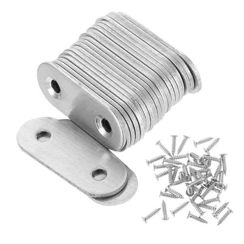 Sewroro 22 Stück Teiliges Edelstahl Flachverbinder mit Schrauben Gerade Winkelverbinder für Möbelreparatur Robuste Belastbare Flachhalterungen Korrosionsbeständig für Möbel und DIY Sewroro 22 Stück Teiliges Edelstahl Flachverbinder mit Schrauben Gerade Winkelverbinder für Möbelreparatur Robuste Belastbare Flachhalterungen Korrosionsbeständig für Möbel und DIY von Sewroro