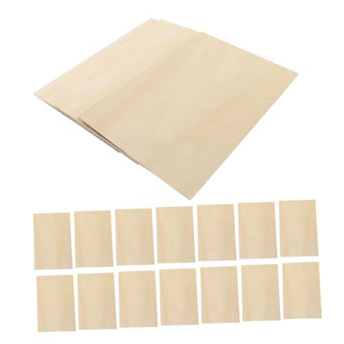 Sewroro 24 Stück Teiliges Unbehandelte Holzplatten Lindenholz Glatte Oberfläche DIY Bastelholzplatten zum Bemalen Gravieren Schnitzen für Modellbau und Dekoration Sewroro 24 Stück Teiliges Unbehandelte Holzplatten Lindenholz Glatte Oberfläche DIY Bastelholzplatten zum Bemalen Gravieren Schnitzen für Modellbau und Dekoration von Sewroro