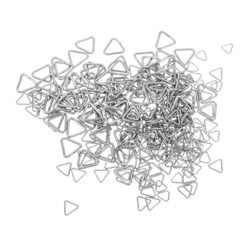 Sewroro 240 Stück Edelstahl Dreieckige Verschlüsse Schmuckzubehör Sicherer Verschluss für DIY Halsketten Armbänder Charm Verbinder Kleine und Mittlere Sewroro 240 Stück Edelstahl Dreieckige Verschlüsse Schmuckzubehör Sicherer Verschluss für DIY Halsketten Armbänder Charm Verbinder Kleine und Mittlere von Sewroro