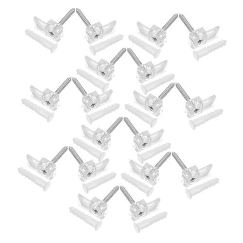 Sewroro 25 Stück Kleiderschrank Spiegel Befestigungsclips Glasbefestigungsbeschläge Schrank Halteclips Rahmen Befestigungsschrauben Schrank Halteklammer Glasanker Clips Set Sewroro 25 Stück Kleiderschrank Spiegel Befestigungsclips Glasbefestigungsbeschläge Schrank Halteclips Rahmen Befestigungsschrauben Schrank Halteklammer Glasanker Clips Set von Sewroro