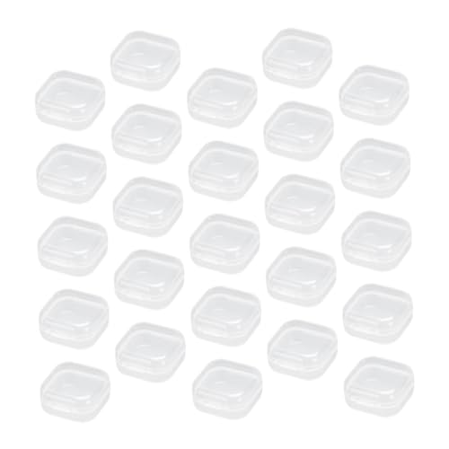Sewroro 25stücke Perlenbehälter Aus Kunststoff Kompaktes Tablett-Design Für Ohrringe Armbänder Perlen Und Schmuckstücke Transparent Für Einfache Sichtbarkeit Und Organisation Robust Und Pr von Sewroro