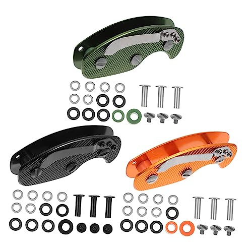Sewroro 3 Sätze Outdoor Schlüsselhalter aus Aluminiumlegierung Kompakter Schlüsselorganizer mit Rückenclip Robuster Schlüsselclip für Kleine Vorhängeschlösser und Hausschlüssel Schlüssel von Sewroro