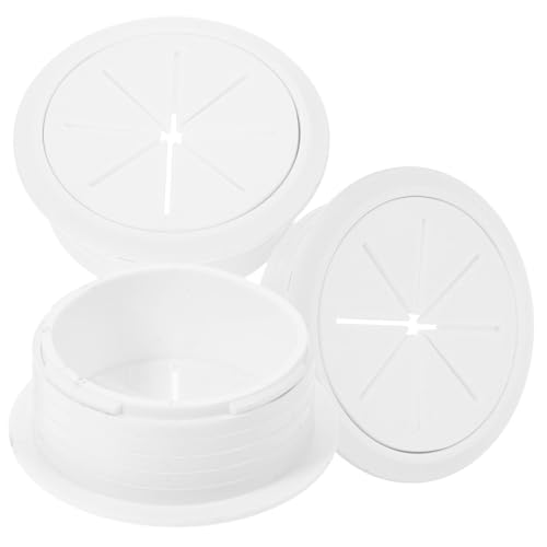 Sewroro 3 Stck. Teiliges Runde Kabeldurchführung aus Stabilem Kunststoff Praktische Schreibtisch Kabelloch Abdeckungen für Saubere Ordentliche Büro und Computerarbeitsplätze Vielseitig Sewroro 3 Stck. Teiliges Runde Kabeldurchführung aus Stabilem Kunststoff Praktische Schreibtisch Kabelloch Abdeckungen für Saubere Ordentliche Büro und Computerarbeitsplätze Vielseitig von Sewroro