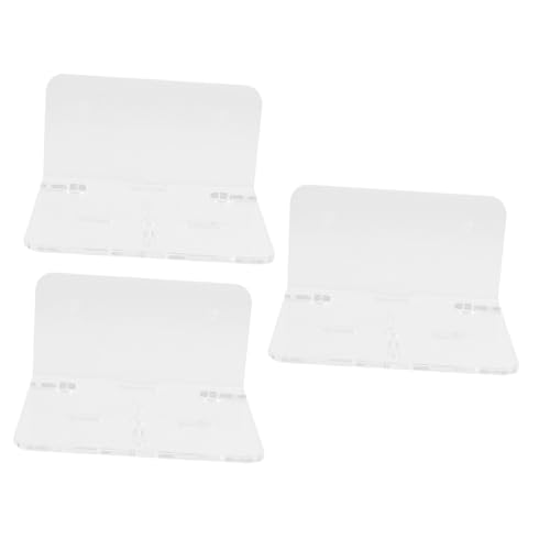 Sewroro 3 Stück Acryl Wandhalterung für Sicherheitskameras Lautsprecher Schwebendes Regal Klare Wandhalterung Platzsparend Einfache Montage ohne Werkzeug Modernes Design von Sewroro