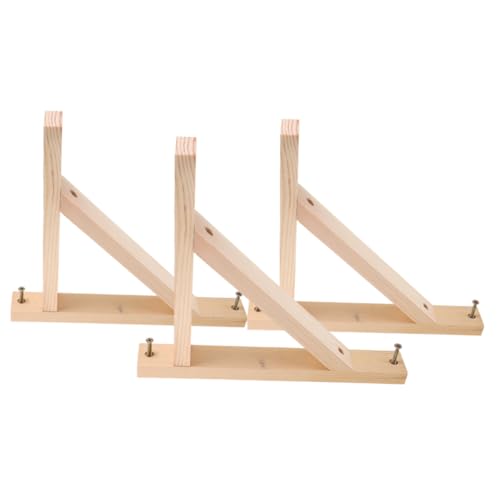Sewroro 3 Stück Dreieckige Holzregalhalterung Wandmontage Echtholz Wandhalterung Vielseitig Als Regal und Lampenhalter Elegant Platzsparend Für Innenbereiche Dekor Sewroro 3 Stück Dreieckige Holzregalhalterung Wandmontage Echtholz Wandhalterung Vielseitig Als Regal und Lampenhalter Elegant Platzsparend Für Innenbereiche Dekor von Sewroro