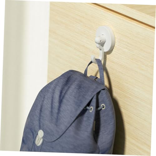Sewroro 3 Stück Starke Selbstklebende Türhaken Weiß Belastbare Wandhaken für Küche Bad und Zuhause Praktische Montagefreie Organizer ohne Bohren Platzsparend und Rückstandsfrei Entfernbar von Sewroro