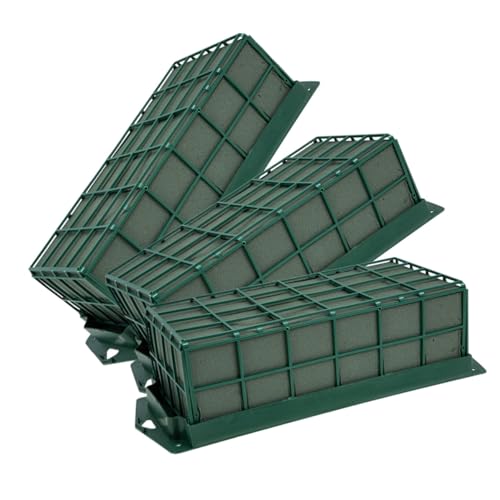 Sewroro 3 Stück Teiliges Rechteckiges Steckschaum Frische Blumen Grüner Blumenschaum für DIY Blumengestecke Langlebig für Hochzeit Party und Tischdekoration Sewroro 3 Stück Teiliges Rechteckiges Steckschaum Frische Blumen Grüner Blumenschaum für DIY Blumengestecke Langlebig für Hochzeit Party und Tischdekoration von Sewroro