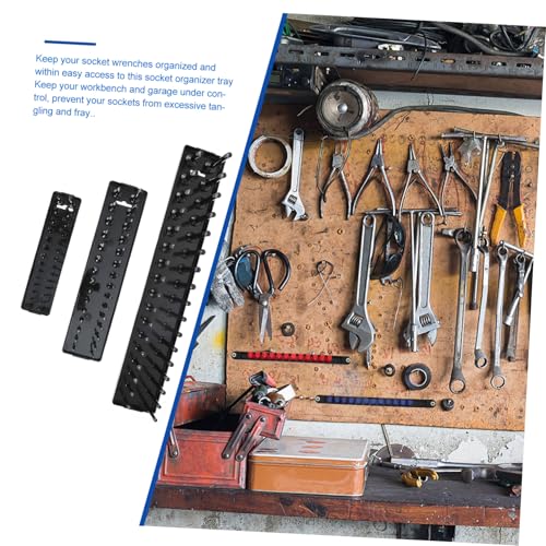 Sewroro 3 Stück Teiliges Steckschlüssel organizer Robustem Sockel Kompatibel mit Metrischen und Sae Steckschlüsseln Multifunktionales Aufbewahrungsfach für Werkstatt und Garage Schnelle Sewroro 3 Stück Teiliges Steckschlüssel organizer Robustem Sockel Kompatibel mit Metrischen und Sae Steckschlüsseln Multifunktionales Aufbewahrungsfach für Werkstatt und Garage Schnelle von Sewroro