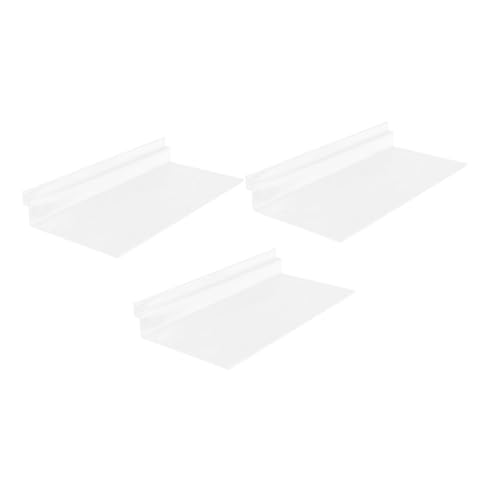 Sewroro 3 Stück Transparente Wandregale für Schuhe Robuste Kunststoffregale zur Effizienten Präsentation im Einzelhandel Platzsparend und Leicht zu Reinigen für Schuhgeschäfte und Zuhause von Sewroro
