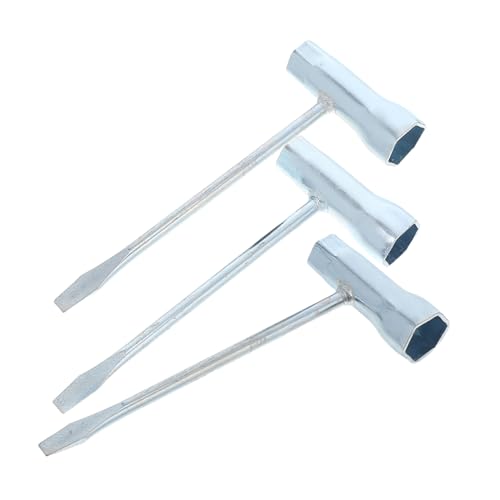 Sewroro 3 Stück Wrench Schraubenschlüssel und Schraubendreher für Kettensägen Kettenschrauben und Zündkerzen für und Reparatur von Sewroro