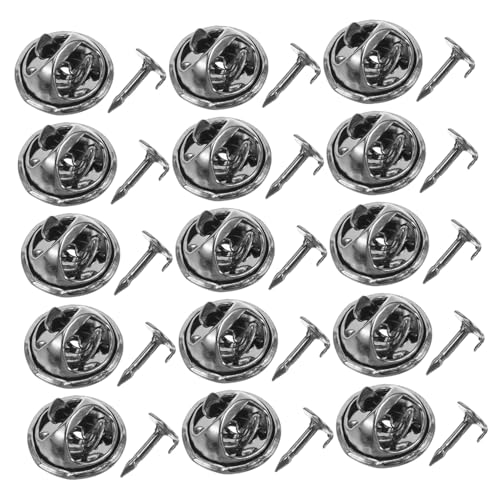 Sewroro 30 Sätze Teiliges Metall Broschen mit Robusten Butterfly Clutch Pin Backings Vielseitig Einsetzbar für DIY Basteleien Anstecknadeln Abzeichen und Schmuckzubehör für Kleidung Hüte Sewroro 30 Sätze Teiliges Metall Broschen mit Robusten Butterfly Clutch Pin Backings Vielseitig Einsetzbar für DIY Basteleien Anstecknadeln Abzeichen und Schmuckzubehör für Kleidung Hüte von Sewroro