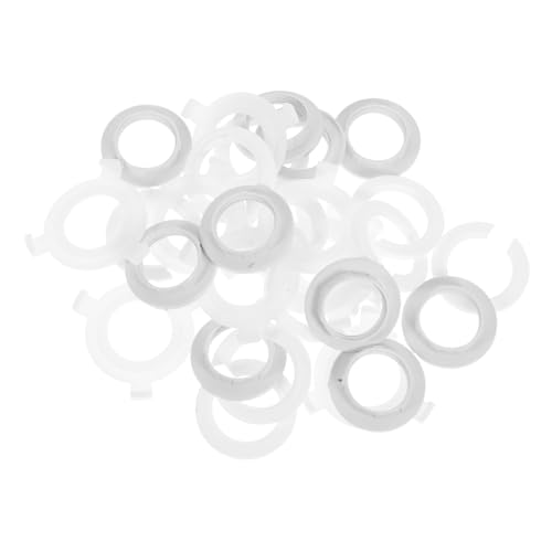 Sewroro 30 Stück Lampenfassung Lampensockel Lampenschirmhalter Halterung Lichtfassung Schirmring Ersatzteile Lampenschirm Reduzierringe Lampenschirmring Ersatz Lampenadapter von Sewroro