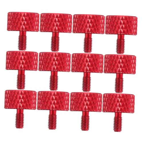 Sewroro 30 Stück Teiliges Pc-gehäuse Schrauben aus Aluminiumlegierung Gerändelte Daumenschrauben mit Rutschfester Oberfläche Handdrehsicher Langlebige Befestigung für Motherboard und Sewroro 30 Stück Teiliges Pc-gehäuse Schrauben aus Aluminiumlegierung Gerändelte Daumenschrauben mit Rutschfester Oberfläche Handdrehsicher Langlebige Befestigung für Motherboard und von Sewroro