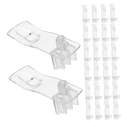 Sewroro 30 Stück Teiliges Transparentes Kunststoff-lock-shelf-peg- Selbstsichernde Schrankregalhalter Dicke Halteklammern für Möbel Einsetzbar Einfache Reinigung Klare Sichtbarkeit von Sewroro