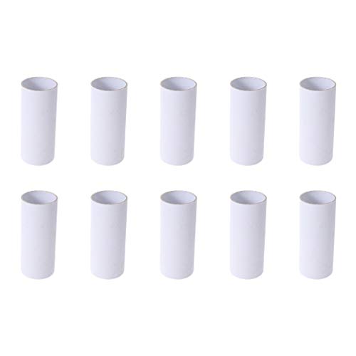 Sewroro 30 Weiße Kartonröhren Bastelrollen Röhren Runde Bastelröhren Papierrollenröhre Dicke Bastelrollen Für Heimwerker- Handarbeitsprojekte 4 X 10 cm von Sewroro
