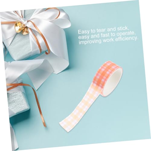 Sewroro 32 Rollen Plaid Accessoire M Dekorativ Für – Versorgung Geschenke Bastelprojekte Scrapbooking Ästhetisches DIY Journal Klebebandmuster Und Mit Scrapbook Kunst Washi Gitter von Sewroro