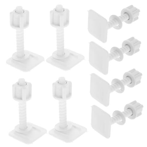 Sewroro 4 Paare Toilettensitz Schraubensatz Robust Kompatibel Befestigung Wc Sitz Ersatz Hinge Bolts Einfache Montage Stabile Fixierung von Sewroro