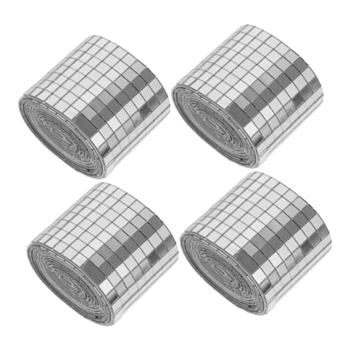 Sewroro 4 Rollen Selbstklebende Mosaikfliesen Kleine Quadratische Spiegelsteine Robust Dekorativ für Diy Wandgestaltung Ktv Wohn und Eventdekoration Glasmosaik Basteln Sewroro 4 Rollen Selbstklebende Mosaikfliesen Kleine Quadratische Spiegelsteine Robust Dekorativ für Diy Wandgestaltung Ktv Wohn und Eventdekoration Glasmosaik Basteln von Sewroro