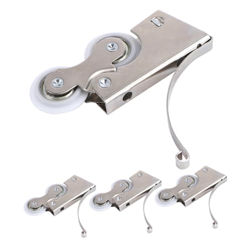 Sewroro 4 Sätze Schiebetürrollen Pulley für Schiebetüren Geeignet für Möbel Duschtüren und Aluminiumtüren Langlebige Geräuschlose Gleitelemente Sewroro 4 Sätze Schiebetürrollen Pulley für Schiebetüren Geeignet für Möbel Duschtüren und Aluminiumtüren Langlebige Geräuschlose Gleitelemente von Sewroro
