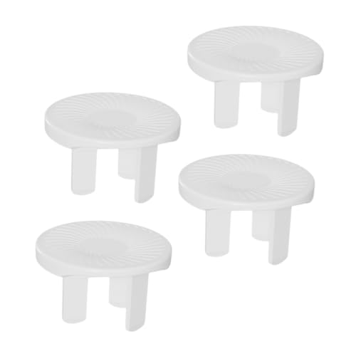 Sewroro 4 Stck Teiliges Steckdosenschutz Dreipolige Steckdosen Kindersicherer Flacher Elektrischer Schutzstecker mit Einfachem Einsetzen Effektiver Schutz vor Stromunfällen Sicher für von Sewroro