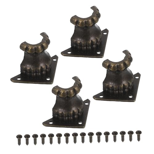 Sewroro 4 Stück Antike Metallfüße Dekorative Möbelbeine für Schmuckkästen Holzkisten Stabile Unterstützung Elegantes Design Olivgrün Einfache Installation Robuste Schutzfunktion Sewroro 4 Stück Antike Metallfüße Dekorative Möbelbeine für Schmuckkästen Holzkisten Stabile Unterstützung Elegantes Design Olivgrün Einfache Installation Robuste Schutzfunktion von Sewroro