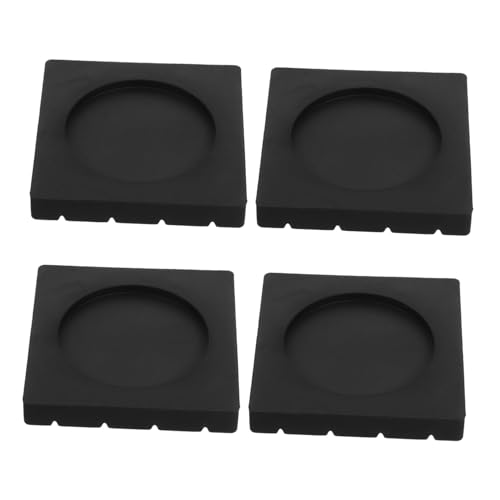 Sewroro 4 Stück Antivibrationsmatten Waschmaschine Rutschfeste Gummipads Quadratisch Vibrationsdämpfend Geräuschreduzierend für Waschmaschine Trockner von Sewroro