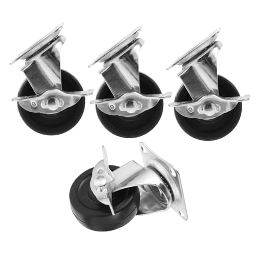Sewroro 4 Stück Caster Räder mit Bremsen Lenkrollen für Wäschegestelle und Möbel Leise Drehbar Installieren Robust und Praktisch Sewroro 4 Stück Caster Räder mit Bremsen Lenkrollen für Wäschegestelle und Möbel Leise Drehbar Installieren Robust und Praktisch von Sewroro